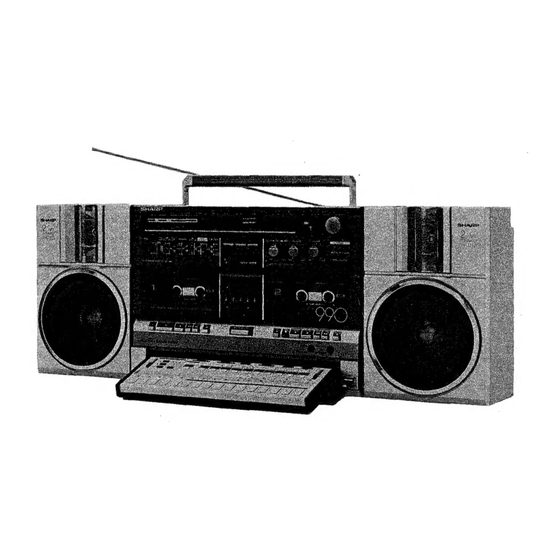 Sharp GF-990G Owner's Manual