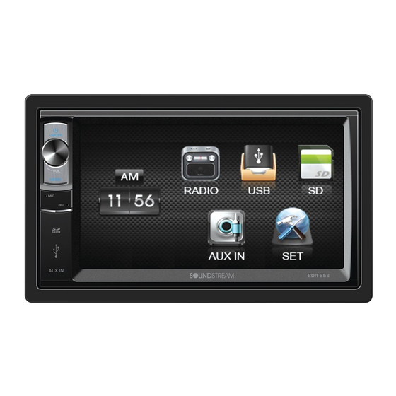 Soundstream SDR-656T Owner's Manual
