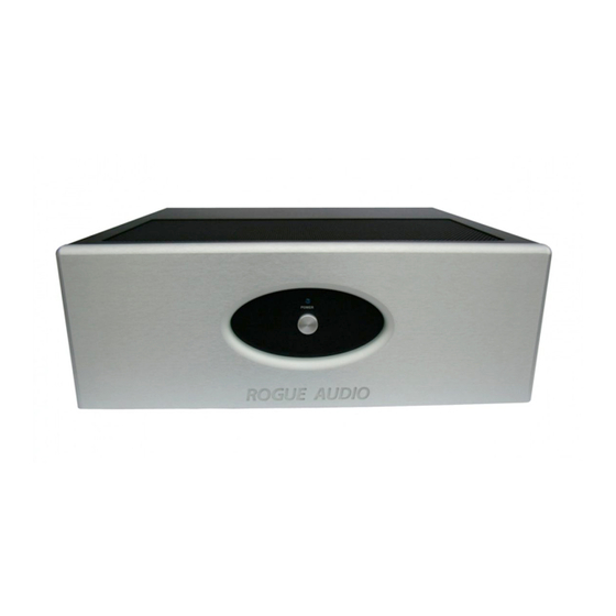 Rogue Audio Stereo 100 Owner's Manual