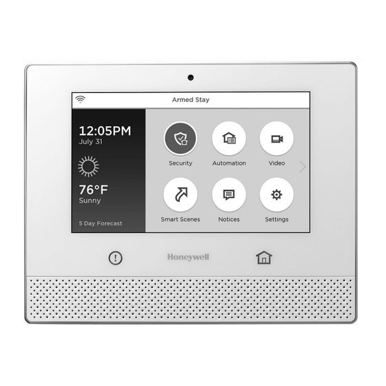 Honeywell Lyric User Quick Manual