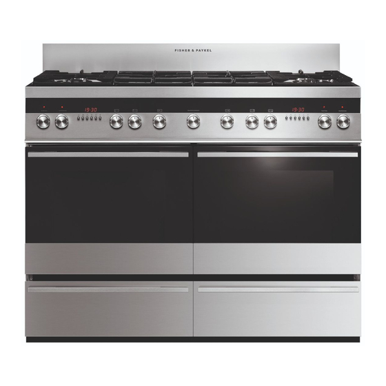 Fisher & Paykel OR120DDWGFX2 Manual