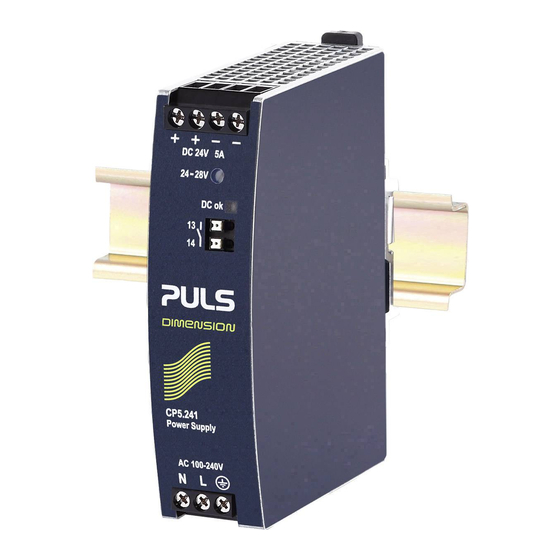Puls Dimension CP20.241 Manual