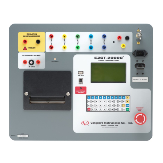 Vanguard Instruments Company EZCT-2000C User Manual