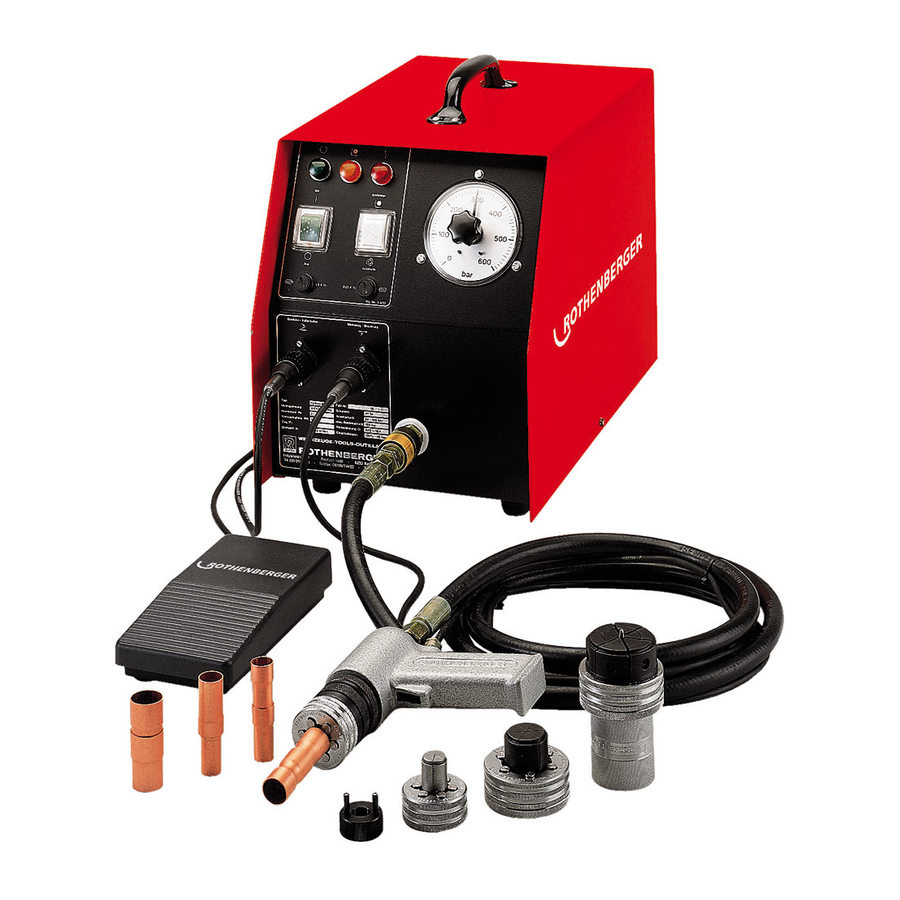 Rothenberger H600 Instructions For Use Manual