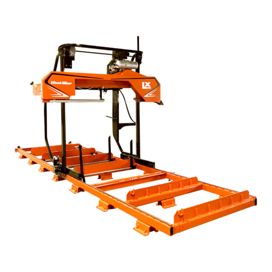 WOODMIZER LX250 SAFETY, SETUP, OPERATION & MAINTENANCE MANUAL Pdf