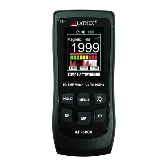 LATNEX AF5000 USER MANUAL Pdf Download ManualsLib