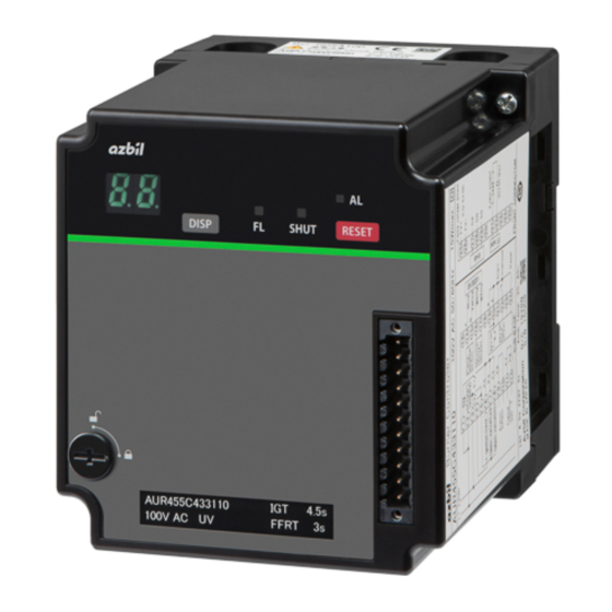 AZBIL AUR455 USER MANUAL Pdf Download ManualsLib