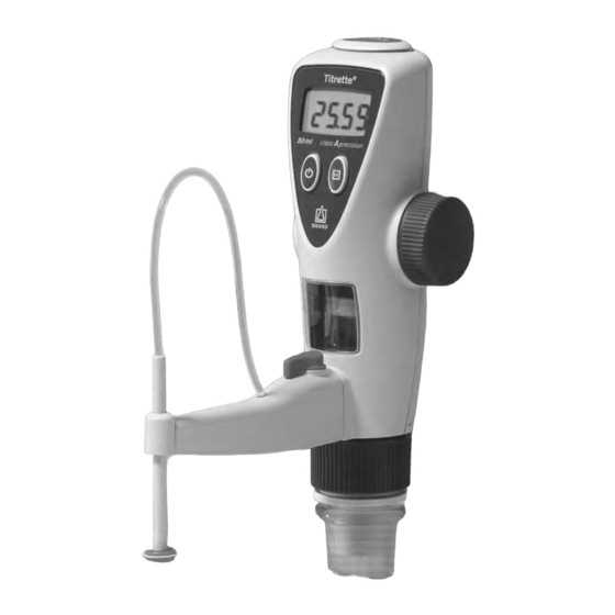 BRANDTECH SCIENTIFIC TITRETTE OPERATING MANUAL Pdf Download ManualsLib