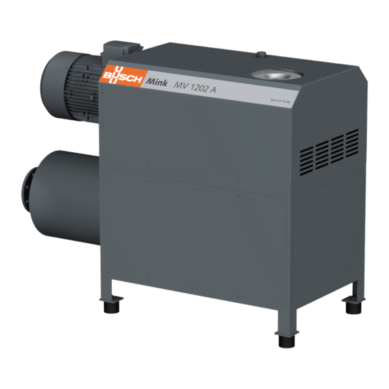 BUSCH MINK MV 1202 A INSTRUCTION MANUAL Pdf Download ManualsLib