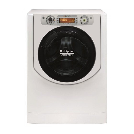 Hotpoint Ariston AQUALTIS AQD1171D 69ID Instructions For Installation And Use Manual