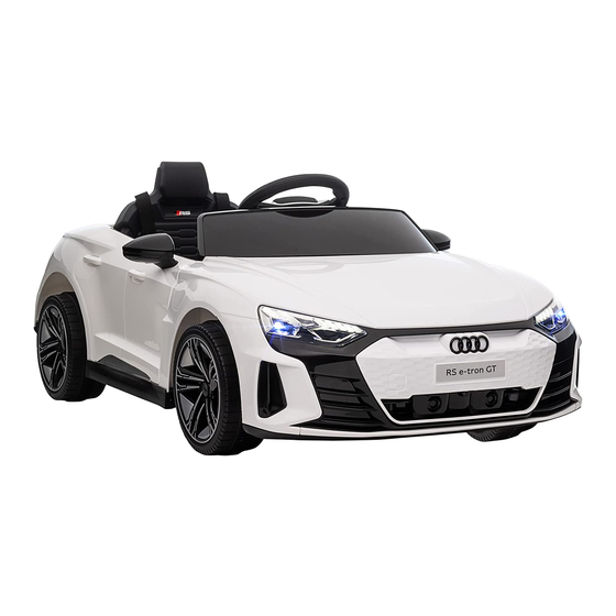 HOMCOM Audi RS e-tron GT Ride-on Manual