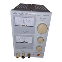 Kenwood PR18-3 Instruction Manual