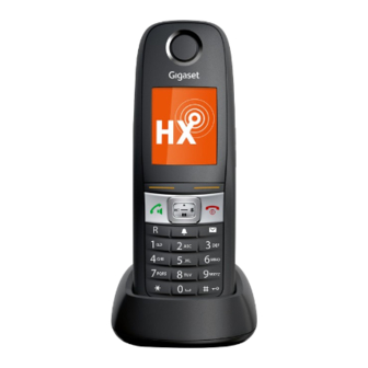 Gigaset E630 HX User Manual