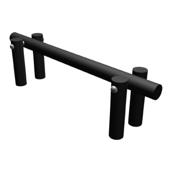 BOERPLAY Obstacle track straight high Manuals