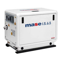 Mase Generators IS 6.5 50 Hz Use And Maintenance Manual