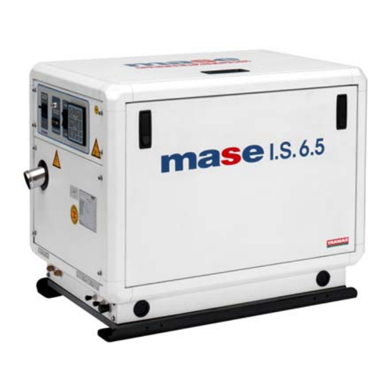 Mase Generators IS 6.5 50 Hz Use And Maintenance Manual