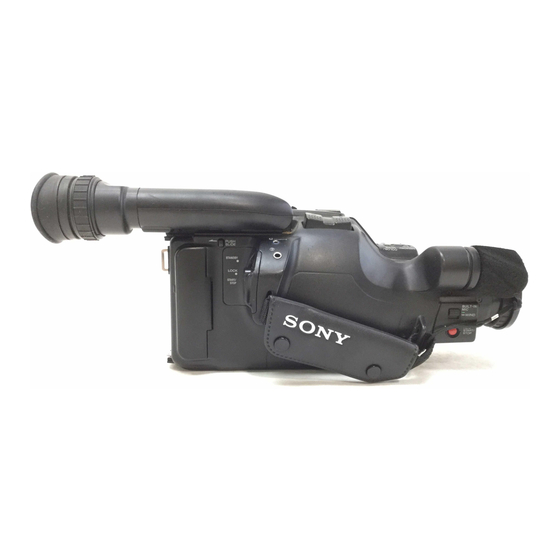 Sony Video8 Handycam CCD-F401 Operating Instructions Manual