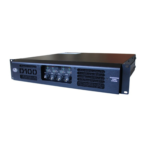 D.A.S. D-100 User Manual