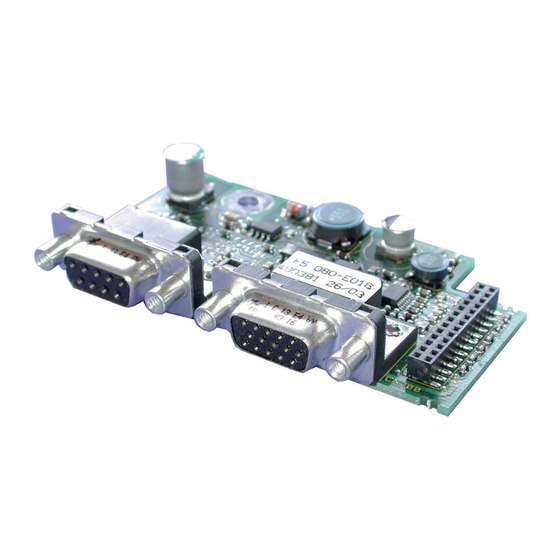 KEB COMBIVERT F5 Instruction Manual