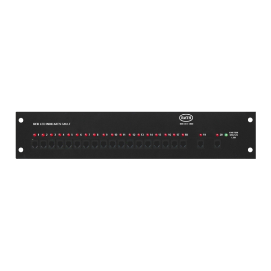 Rath 2500-12SPRVSR Installation & Operation Manual