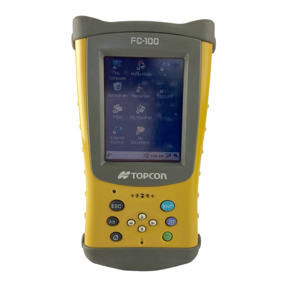 Topcon FC-100 Instruction Manual