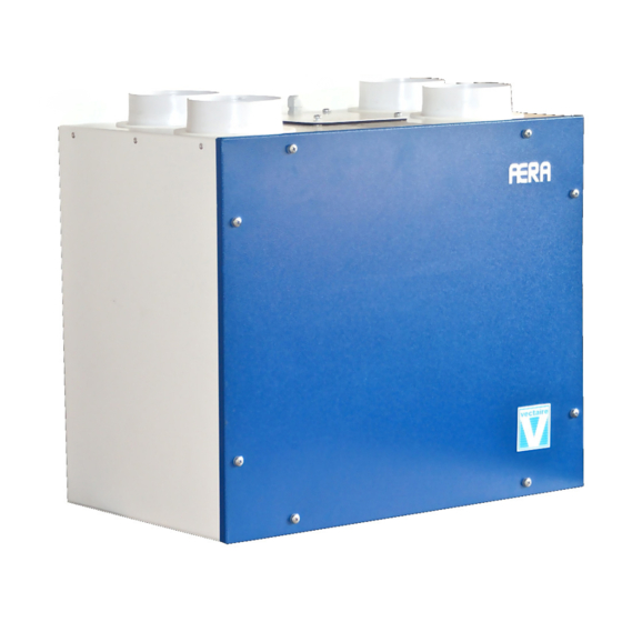 Vectaire Aera WHHR125DC Installation, Operating,  & Maintenance Instructions