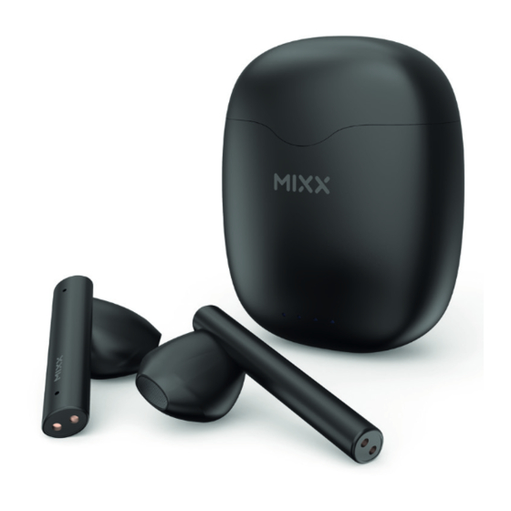 MIXX STREAMBUDS AIR HOWTO MANUAL Pdf Download ManualsLib