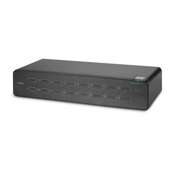 BELKIN F1DN116KVMUN4 QUICK INSTALLATION MANUAL Pdf Download ManualsLib