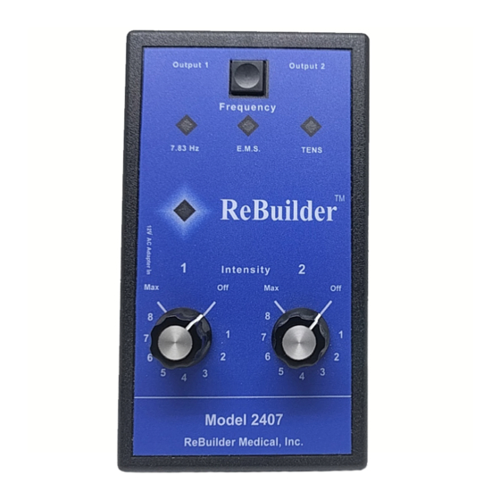 REBUILDER MEDICAL 2407 MANUAL Pdf Download ManualsLib