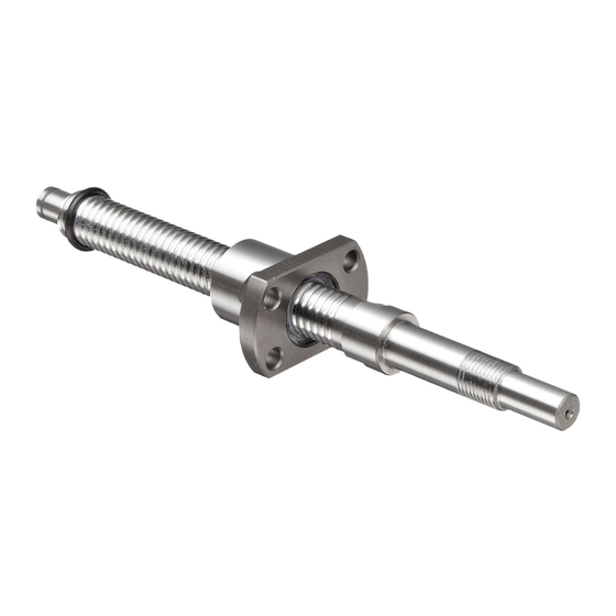 THK BALL SCREW INSTRUCTION MANUAL Pdf Download ManualsLib
