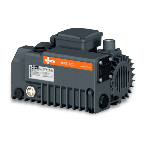 BUSCH R5 KB 0020 D INSTRUCTION MANUAL Pdf Download ManualsLib