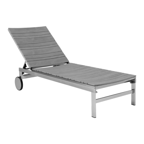 Naterial MENORCA ALU 3276007301137 Assemby - Use - Maintenance Manual