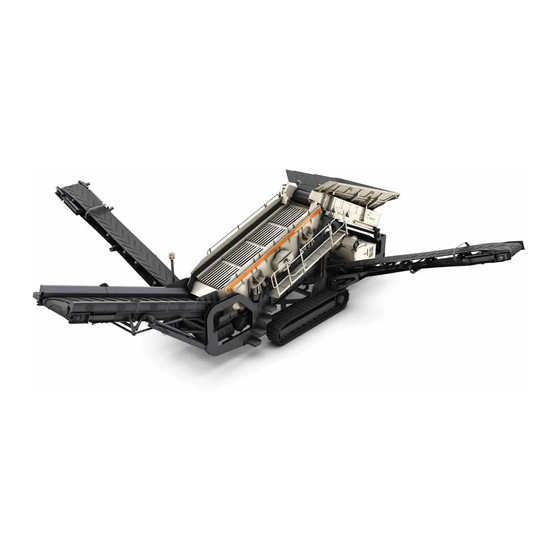 User Manuals: Metso Outotec Lokotrack ST3.8 Screen