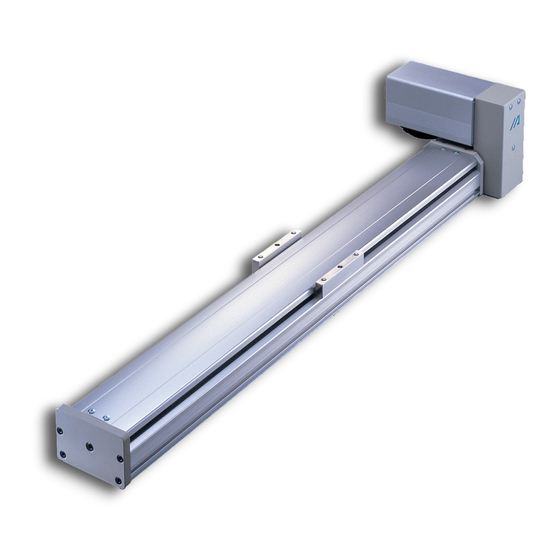 User Manuals: IAI IF Belt Drive Actuator