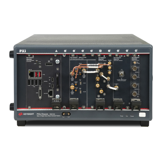 Keysight M8920B Getting Started Manual