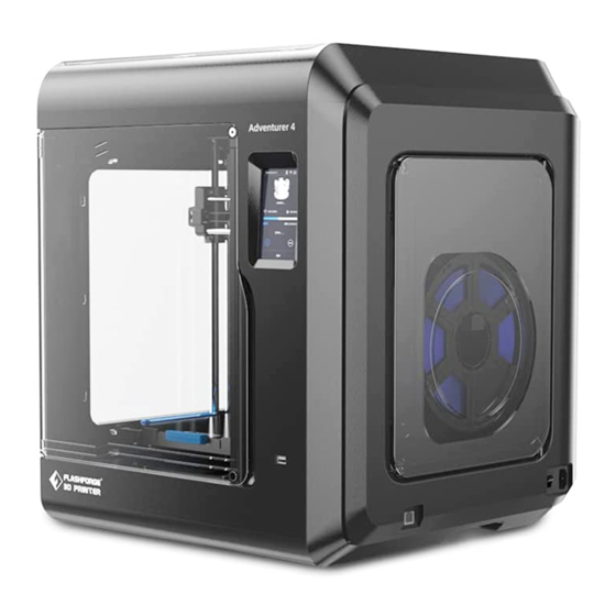 FLASHFORGE 3D PRINTER Adventurer 4 User Manual