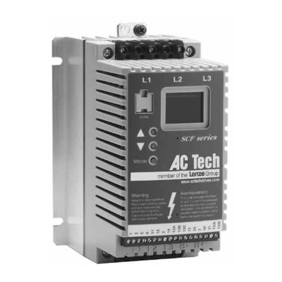 Lenze AC Tech SCF Series Installation And Operation Manual