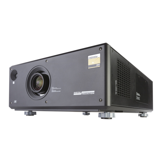 Digital Projection HIGHLITE 660 3D series User Manual