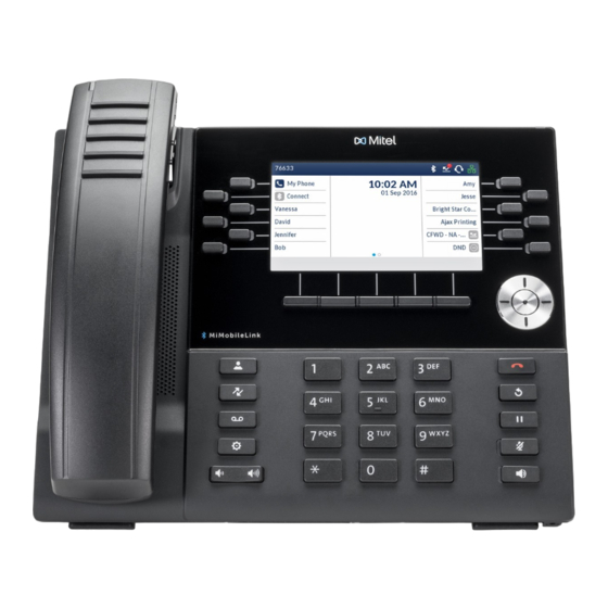 Mitel 6930 IP Quick Reference Manual