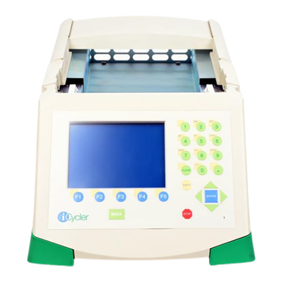 User Manuals: Bio-Rad iCycler PCR Detection System