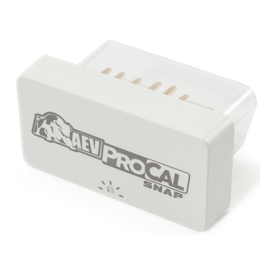 AEV ProCal SNAP User Manual