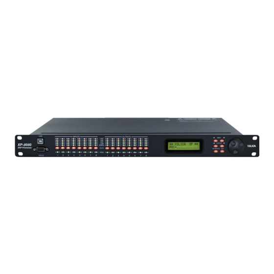 Xilica Audio Design XP 4080 User Manual