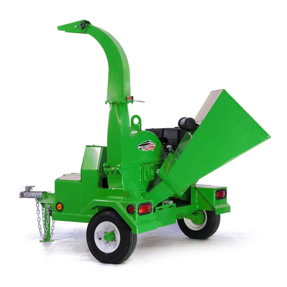 Wallenstein BXT Series Wood Chipper Manuals