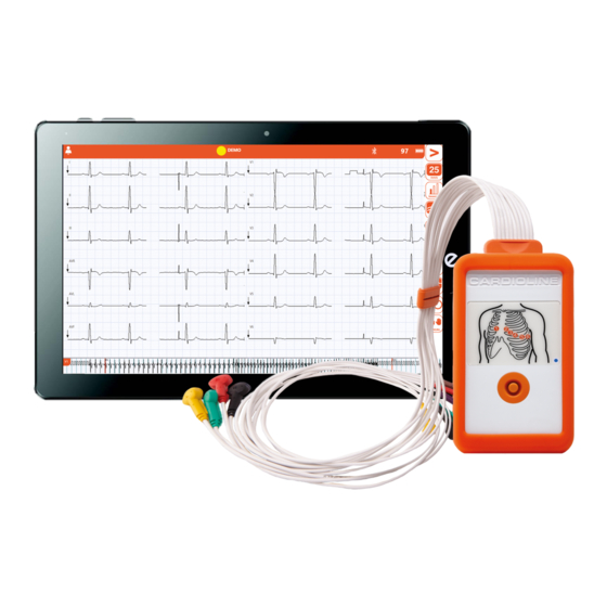 Cardioline touchECG System Manuals