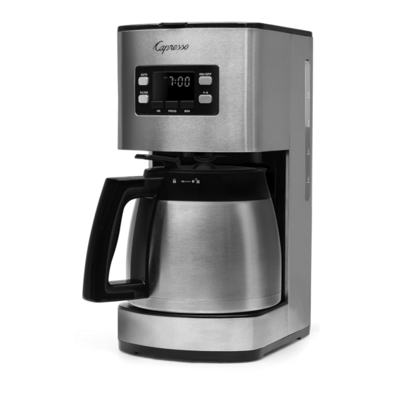 CAPRESSO ST300 OPERATING INSTRUCTIONS MANUAL Pdf Download ManualsLib