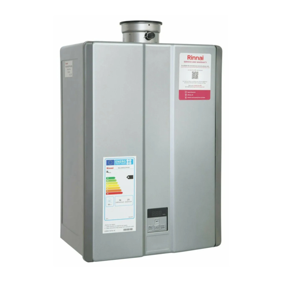 RINNAI INFINITY N1600I OPERATION AND INSTALLATION MANUAL Pdf Download |  ManualsLib