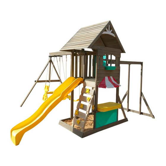KIDKRAFT HAMPTON PLAYSET INSTALLATION AND OPERATING INSTRUCTIONS MANUAL