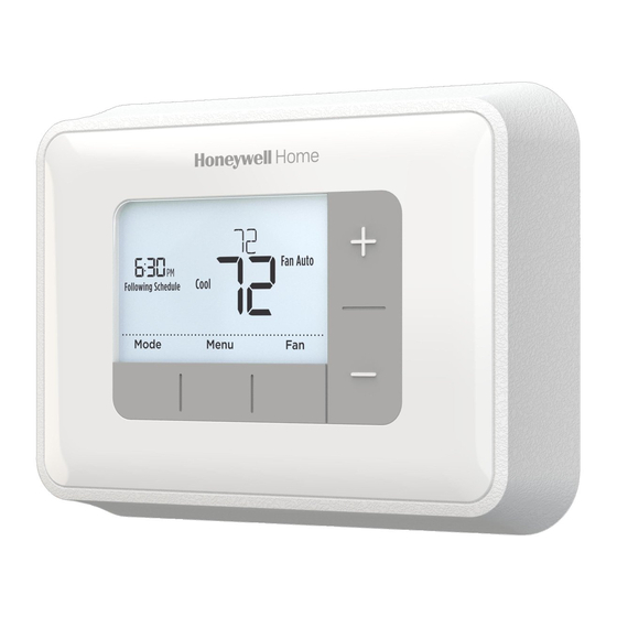 RESIDEO HONEYWELL HOME RTH6360 SERIES QUICK INSTALLATION MANUAL Pdf ...