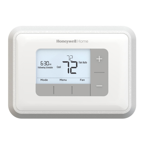 Resideo Honeywell Home Rth6360d1017 Quick Installation Manual Pdf 