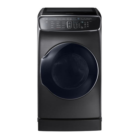 SAMSUNG FLEXWASH DVE60M9900V INSTALLATION MANUAL Pdf Download ManualsLib
